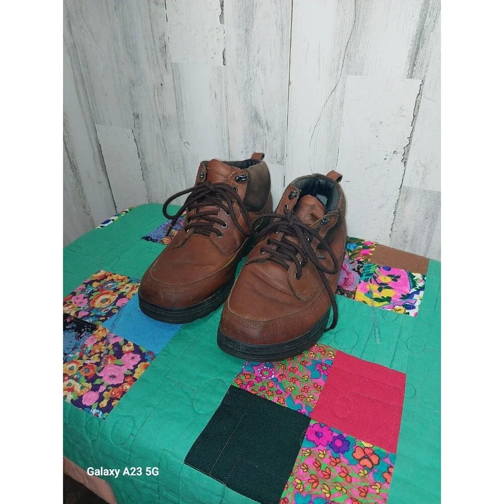 Abeo 24/7 Ridley Boots Lace Up Slip Resistance Brown Men's Size 11.5